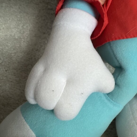 Talking BUSTER BUNNY Vintage 1990s Pull String Plush 17" - Tiny Toons Playskool - Picture 12 of 16